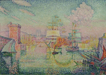 Eingang zum Hafen von Marseille, 1918